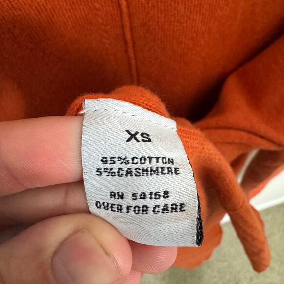 Elliott Lauren Crewneck Cotton Cashmere Long Sleeve Sweater US Womens XS - Picture 5 of 7